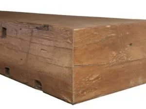 MagraHearth Rustic Barn Wood Mantel - Brown
