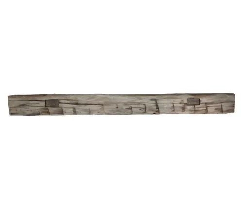 MagraHearth Mortise Barn Beam Mantel - Silver - Image 3