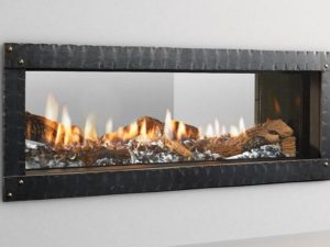 Heat n Glo Mezzo See-Thru Linear Gas Fireplace