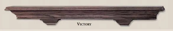 Mount Vernon Mantel - Hardwood Shelves - Image 5