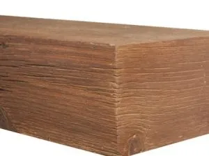 MagraHearth Natural Wood Mantel - Brown