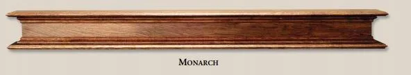 Mount Vernon Mantel - Hardwood Shelves - Image 4