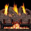 Real Fyre Charred Rugged Split Oak Gas Logs - Vented - Image 6