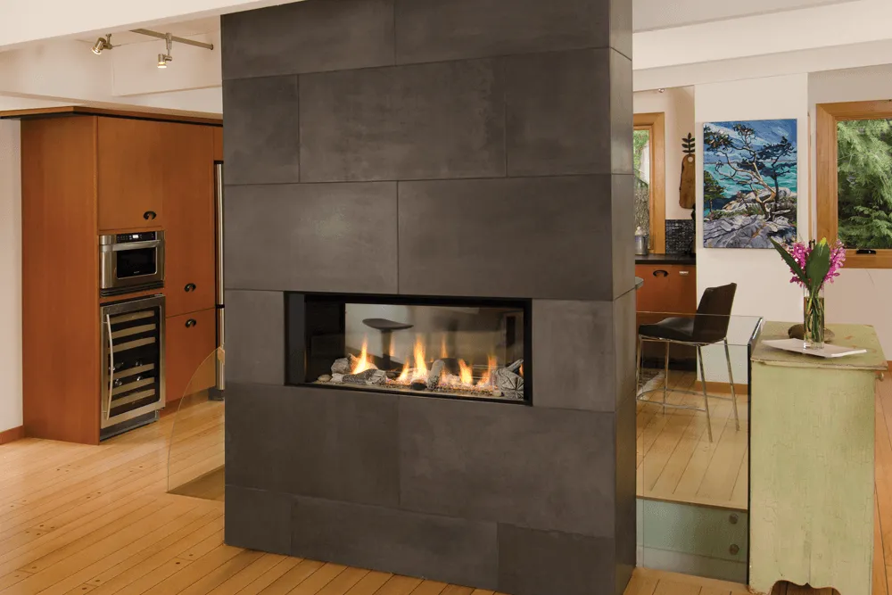 Valor L1 2-sided Linear Gas Fireplace - Image 2