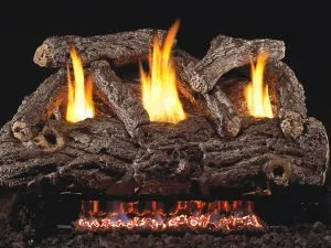 Real Fyre Golden Oak Series Gas Logs - Vent-Free
