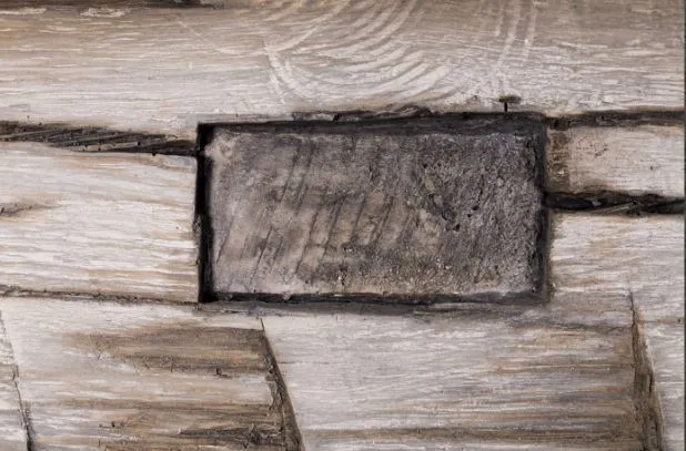 MagraHearth Mortise Barn Beam Mantel - Silver - Image 2