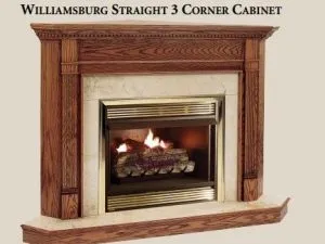 Mount Vernon Wood Fireplace Mantel Cabinets