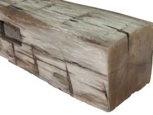 MagraHearth Mortise Barn Beam Mantel - Silver