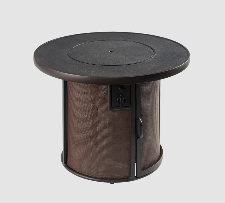 Stonefire Round Gas Fire Pit Table - Image 2
