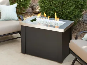 Providence Rectangular Gas Fire Pit Table