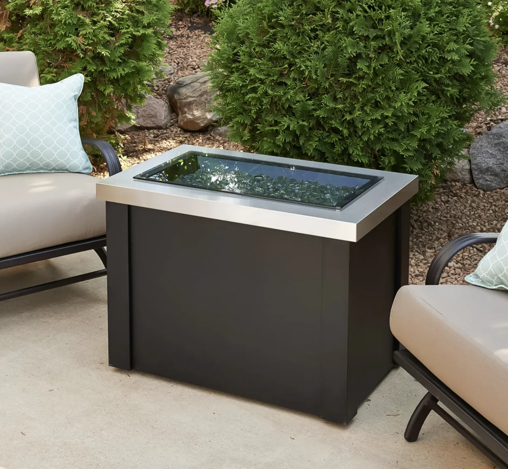 Providence Rectangular Gas Fire Pit Table - Image 4