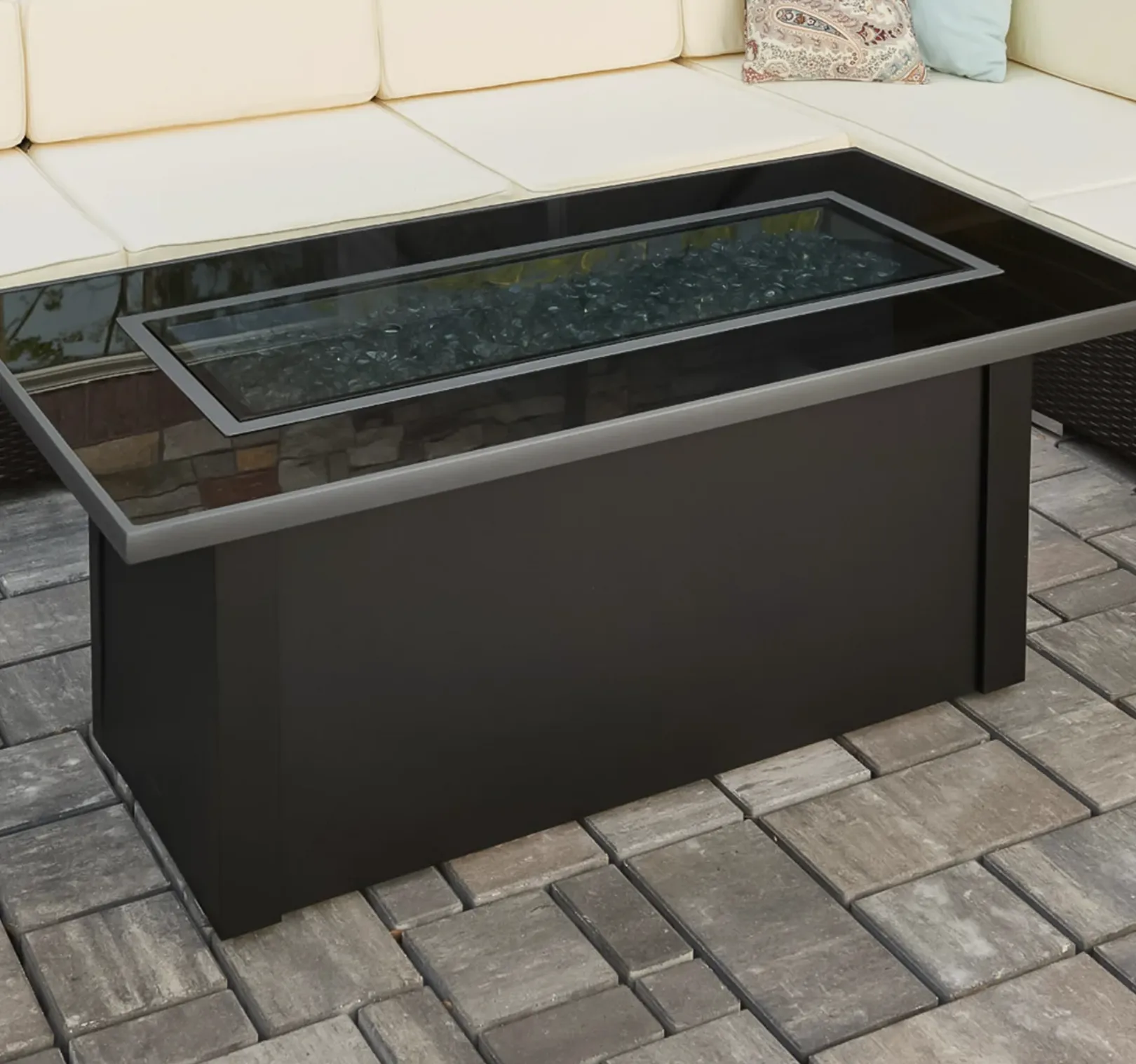Monte Carlo Linear Gas Fire Pit Table - Image 4