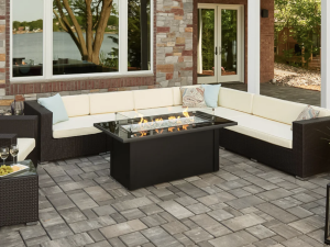 Monte Carlo Linear Gas Fire Pit Table