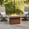 Kenwood Rectangular Chat Height Gas Fire Pit Table - Image 2