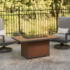 Kenwood Rectangular Chat Height Gas Fire Pit Table - Image 3