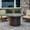Beacon Round Gas Fire Pit Table - Image 5