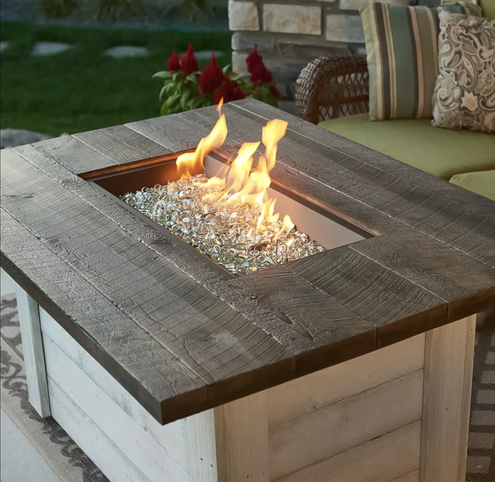 Alcott Rectangular Gas Fire Pit Table - Image 2