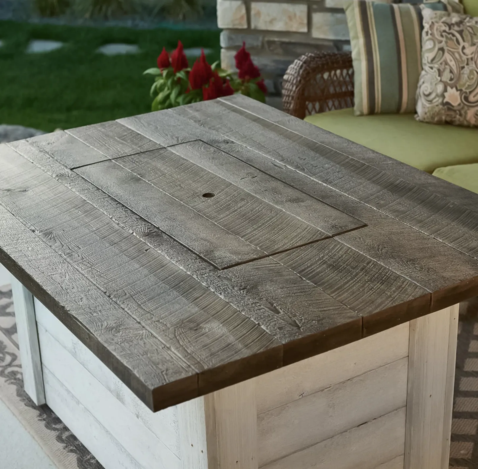 Alcott Rectangular Gas Fire Pit Table - Image 3