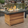 Darien Rectangular Gas Fire Pit Table - Image 2