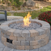 Bronson Block Round Gas Fire Pit Kit - Image 2