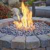 Bronson Block Round Gas Fire Pit Kit - Image 3