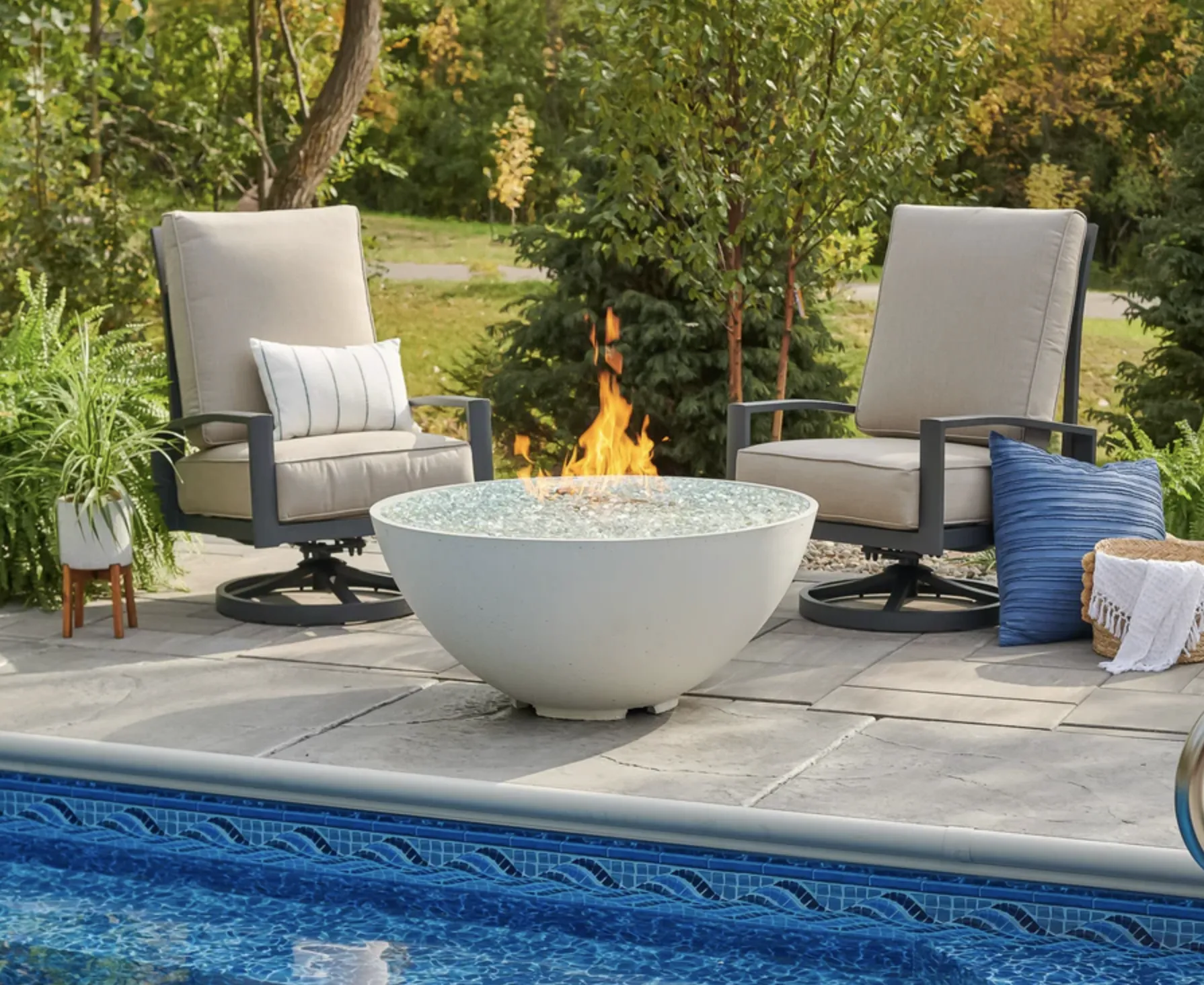 Cove Edge Round Gas Fire Pit Bowl 42" - Image 2