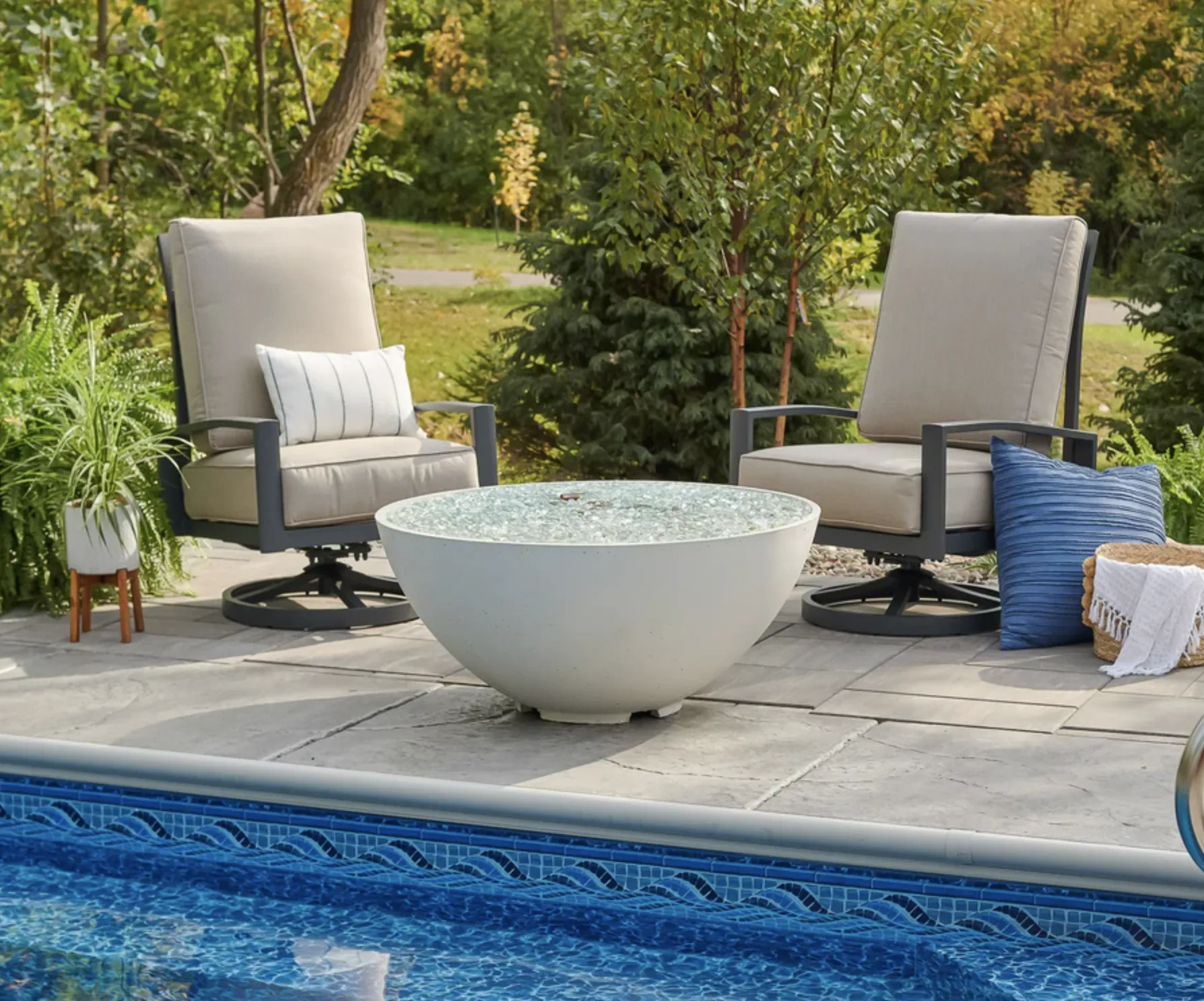 Cove Edge Round Gas Fire Pit Bowl 42" - Image 3