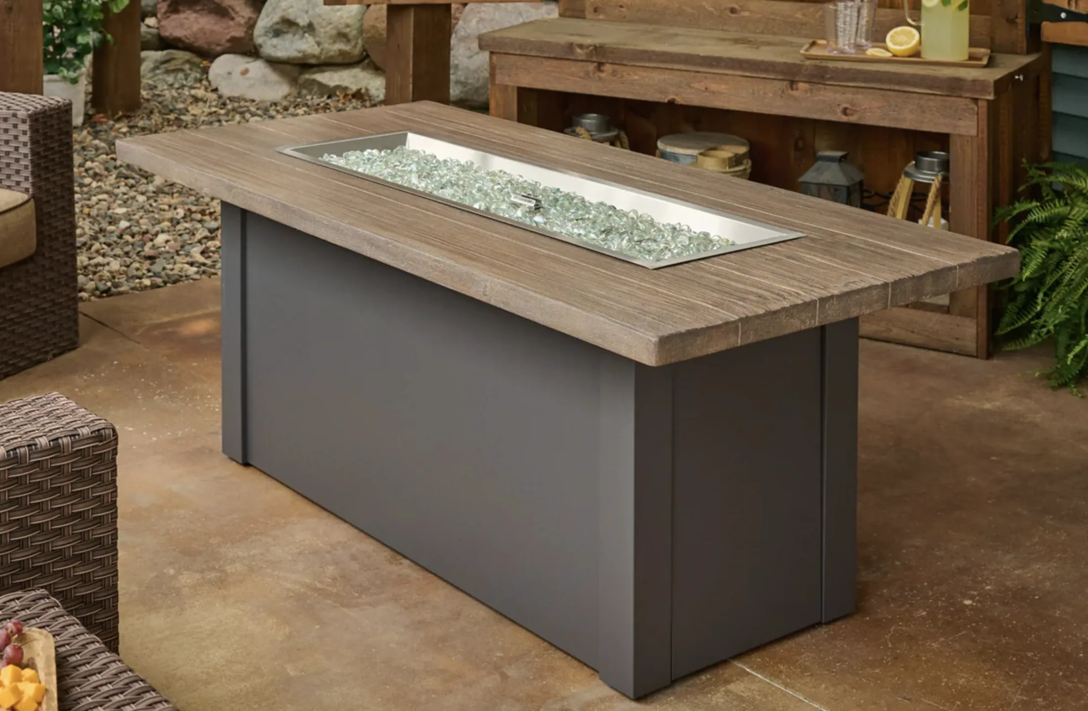 Havenwood Linear Gas Fire Pit Table 62" - Image 5