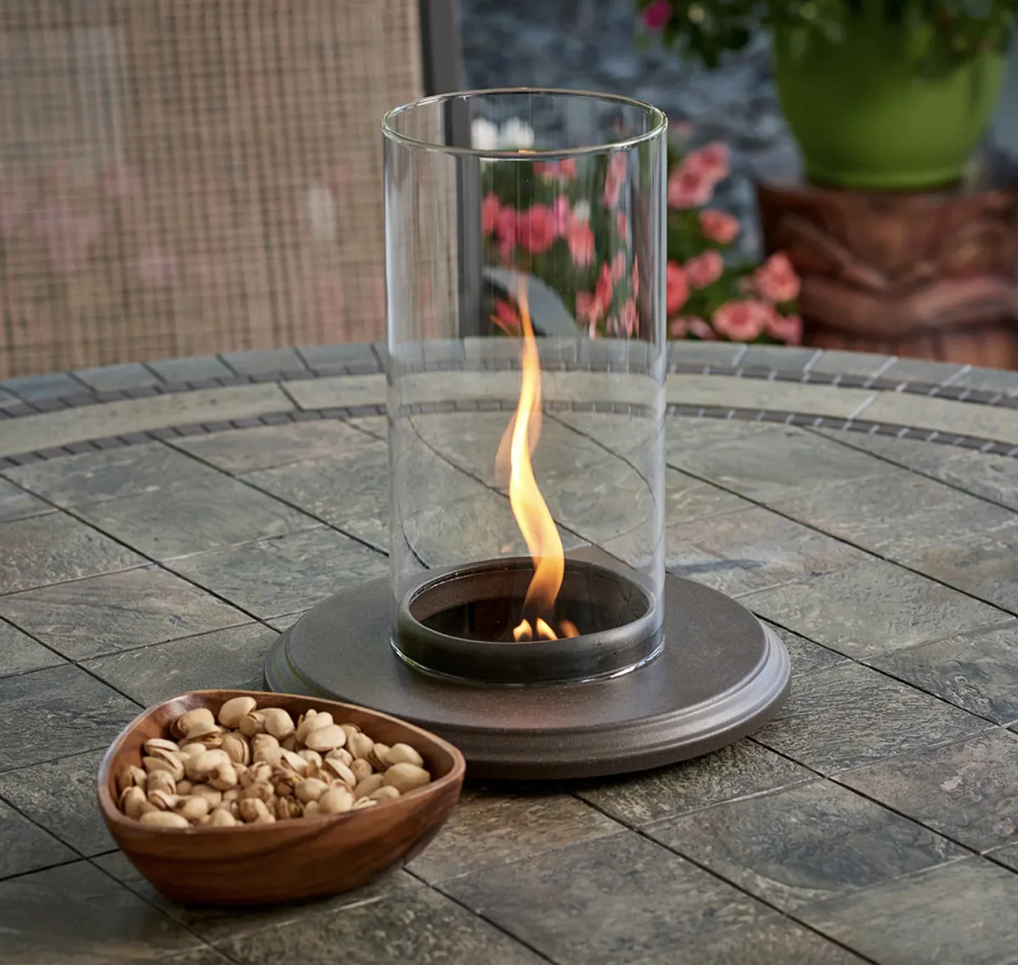 Intrigue Table Top Outdoor Lantern - Image 2