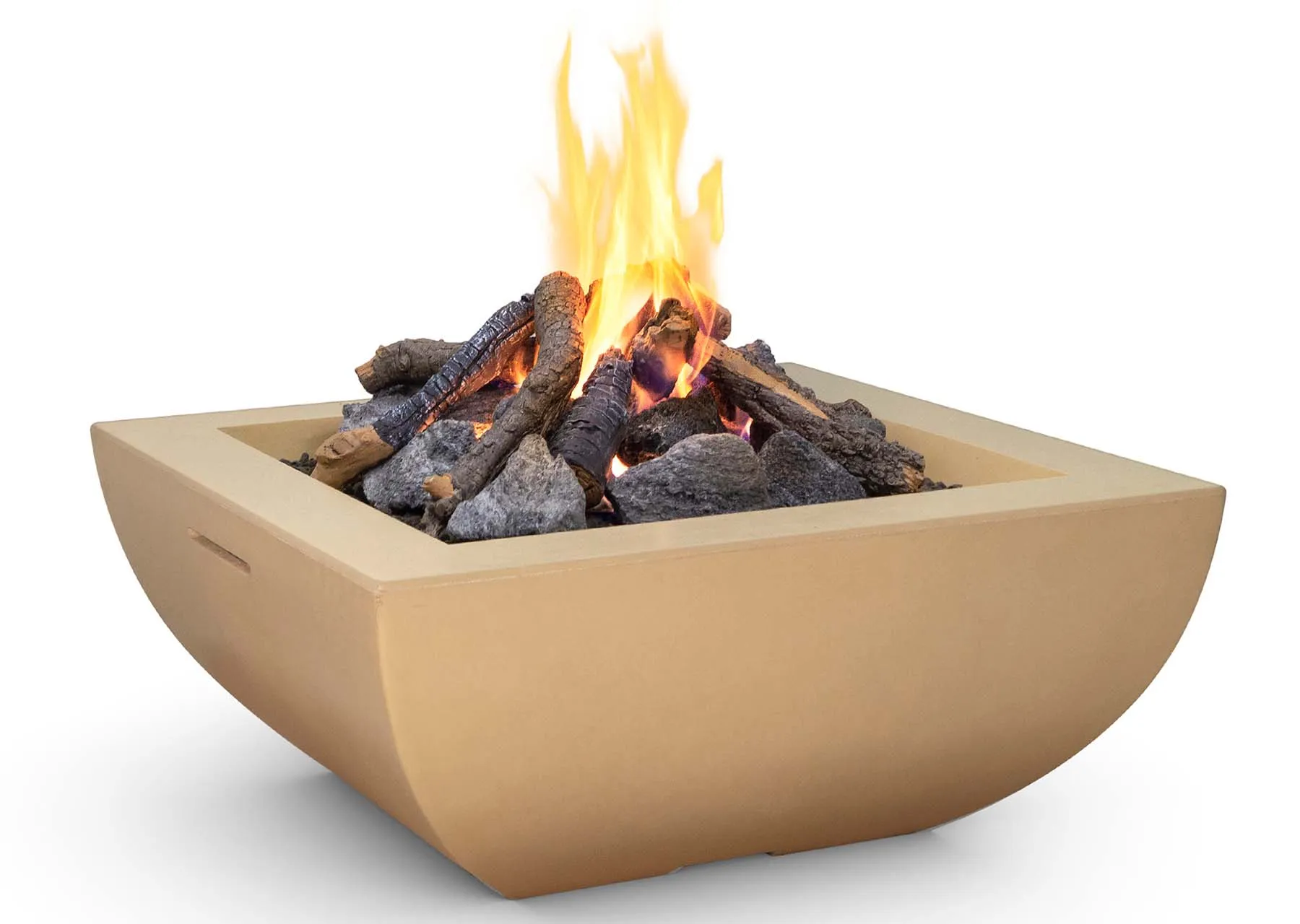 36″ Bordeaux Square Fire Bowl by American Fyre Designs