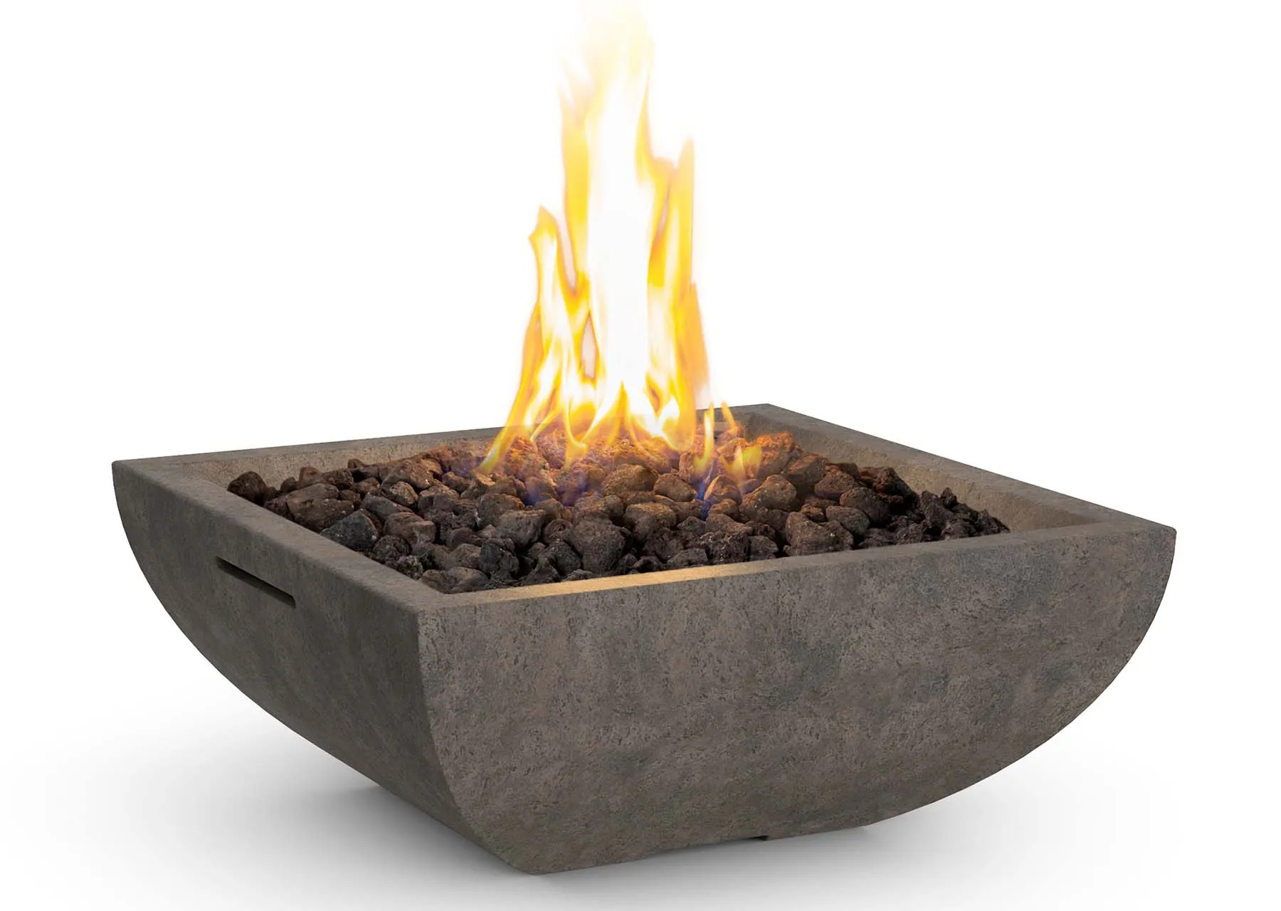 30″ Bordeaux Petite Square Fire Bowl by American Fyre Designs - Image 4