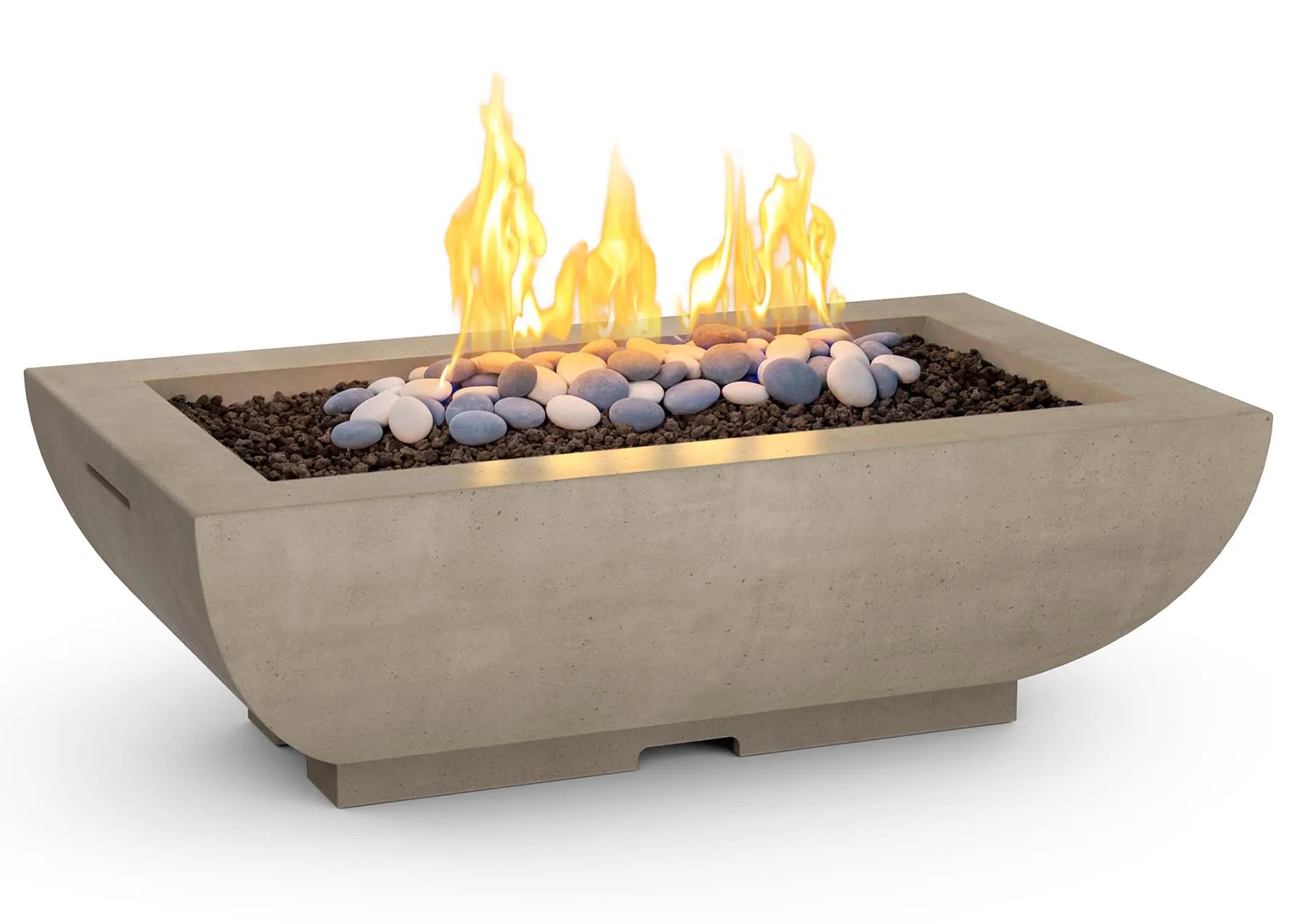 50″ X 30″ Bordeaux Rectangle Fire Bowl by American Fyre Designs - Image 2