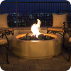 48″ Louvre Round Fire Pit by American Fyre Designs - Image 2