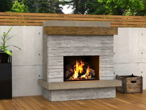 Brooklyn Fireplace by American Fyre Designs