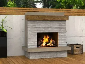 Brooklyn Fireplace by American Fyre Designs