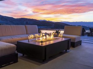 Iron Saddle Firetable by American Fyre Designs