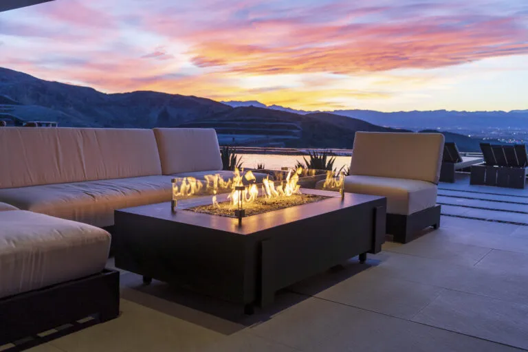 Iron Saddle Firetable by American Fyre Designs