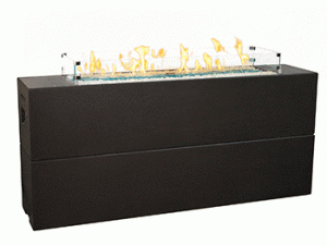 Tall Milan Linear Firetable by American Fyre Designs