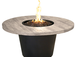 Silver Pine Cosmo Round Firetable by American Fyre Designs
