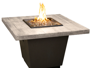 Silver Pine Cosmo Square Firetable by American Fyre Designs