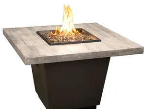 Silver Pine Cosmo Square Firetable by American Fyre Designs