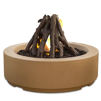 48″ Louvre Round Fire Pit by American Fyre Designs