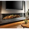 E-One 3-Sided Electric Fireplace - Image 4