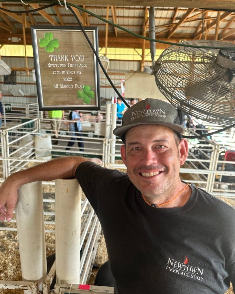 Chris Olsen, owner of Newtown Fireplace Shop