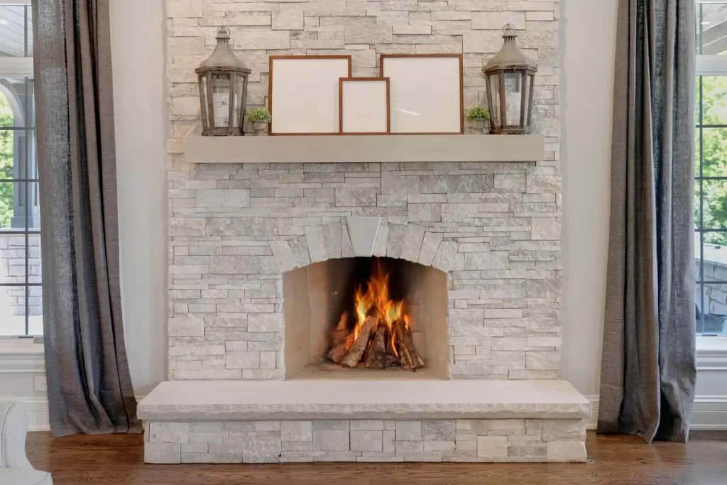 fireplace hearth installation