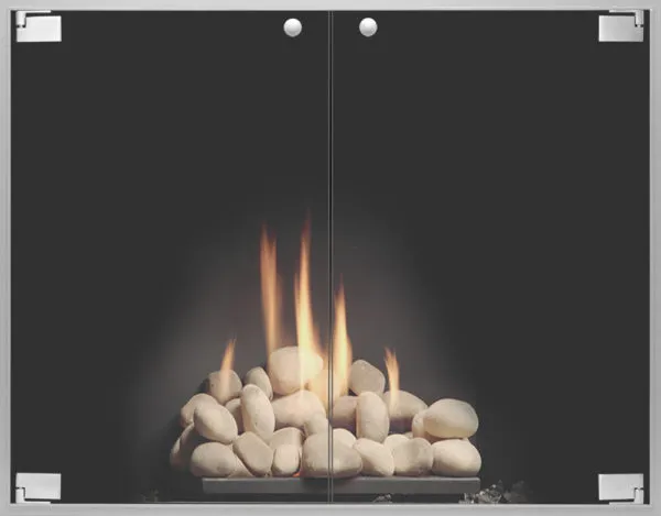 Elite Thinline Minimalist Fireplace Door - Image 5