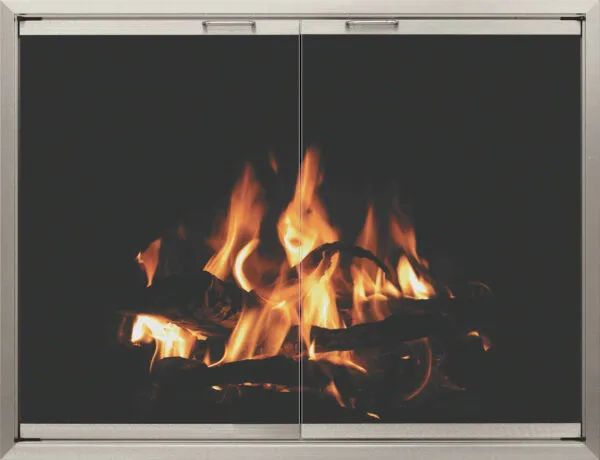 Legacy Aluminum Fireplace Doors - Image 2