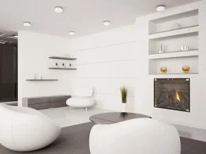 Elite Thinline Minimalist Fireplace Door