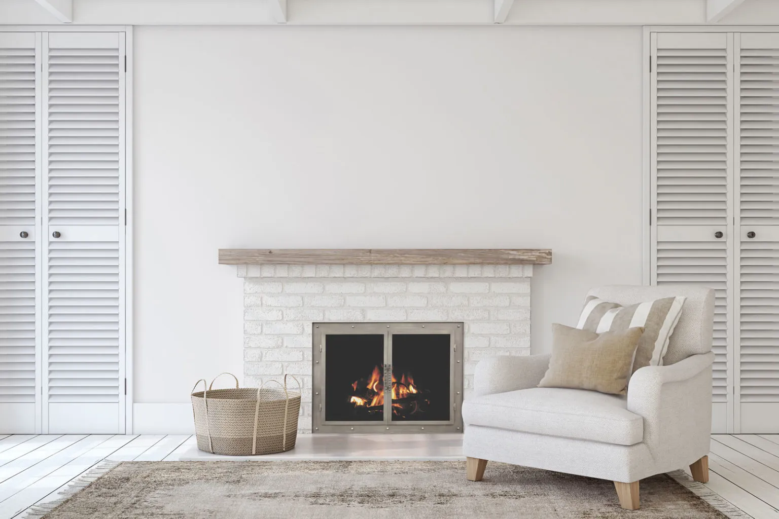 Transitional Fireplace Doors